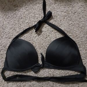 Black bikini top